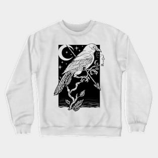 Night Crow Crewneck Sweatshirt